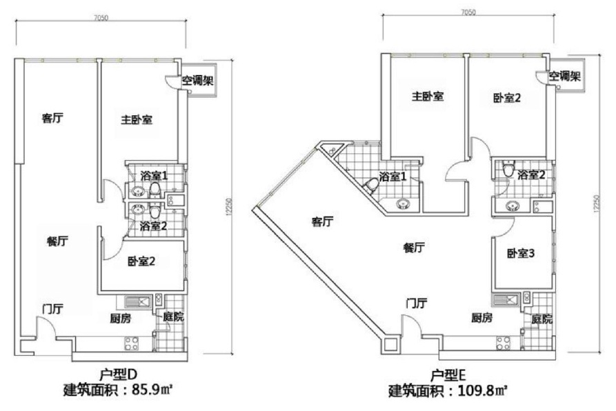 吉隆坡顶冠公寓户型图