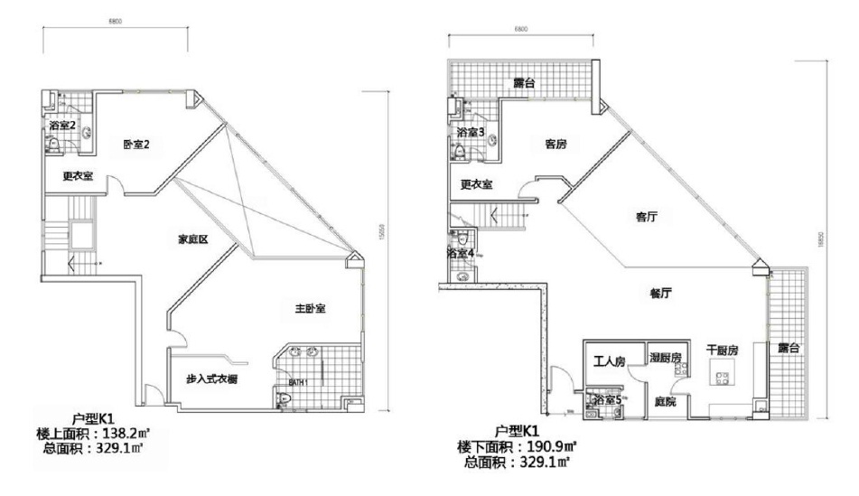 马来西亚房产 - 吉隆坡顶冠户型图